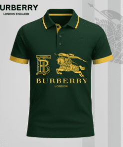 Keep It Green Because It Feels Calm T-Shirt – Burberry Green Polo with Gold Logo Graphic | clean aesthetic