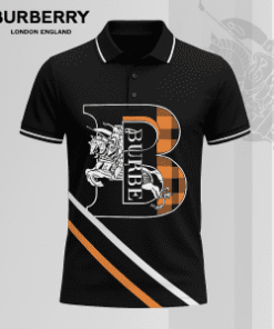 Keep It Black Because It Feels Effortless T-Shirt – Burberry Black Polo with Graphic and Stripe Detail | minimal chic