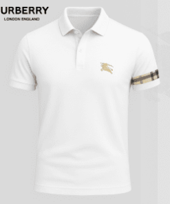I Wear White Because It Feels Calm T-Shirt – Burberry White Polo with Logo Detail | clean aesthetic