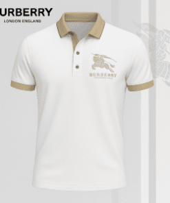 Keep It White Because It Feels Effortless T-Shirt – Burberry White Polo with Gold Logo Detail | minimal chic