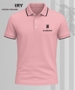I Choose Pink Because It Feels Gentle T-Shirt – Burberry Pink Polo with Monogram Logo Detail | soft girl aesthetic